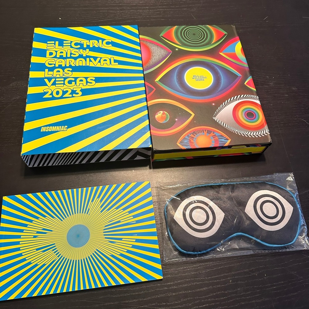 EDC Las Vegas 2023 Swag Boxes Electric Daisy Carnival No Tickets/Wristbands
